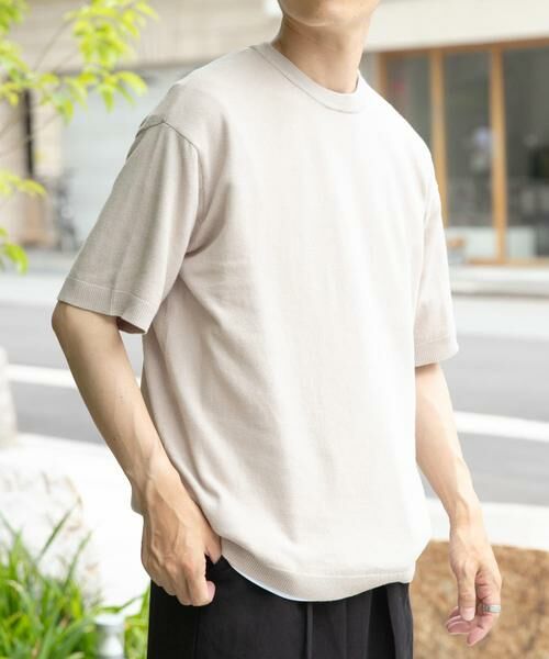 URBAN RESEARCH ITEMS / アーバンリサーチ アイテムズ ニット・セーター | コットンリネンクルーネックサマーニット | 詳細28