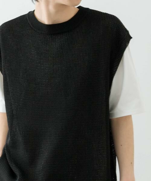 URBAN RESEARCH ITEMS / アーバンリサーチ アイテムズ Tシャツ | ワッフルニットベスト+Tシャツセット | 詳細1