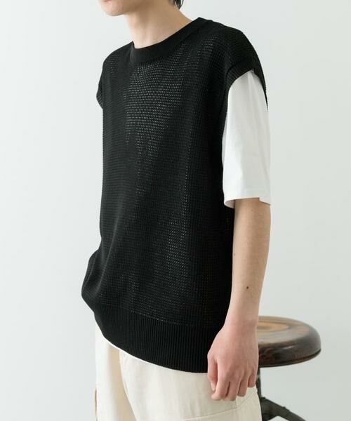 URBAN RESEARCH ITEMS / アーバンリサーチ アイテムズ Tシャツ | ワッフルニットベスト+Tシャツセット | 詳細2
