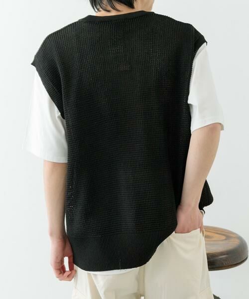 URBAN RESEARCH ITEMS / アーバンリサーチ アイテムズ Tシャツ | ワッフルニットベスト+Tシャツセット | 詳細3