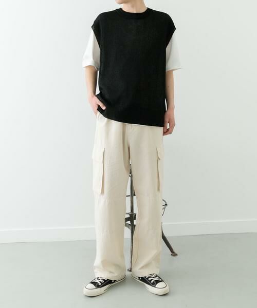 URBAN RESEARCH ITEMS / アーバンリサーチ アイテムズ Tシャツ | ワッフルニットベスト+Tシャツセット | 詳細4