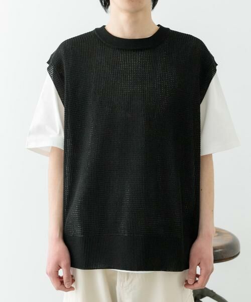 URBAN RESEARCH ITEMS / アーバンリサーチ アイテムズ Tシャツ | ワッフルニットベスト+Tシャツセット | 詳細5