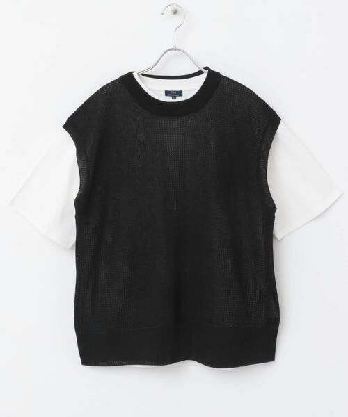 URBAN RESEARCH ITEMS / アーバンリサーチ アイテムズ Tシャツ | ワッフルニットベスト+Tシャツセット | 詳細8