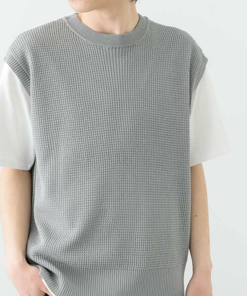 URBAN RESEARCH ITEMS / アーバンリサーチ アイテムズ Tシャツ | ワッフルニットベスト+Tシャツセット | 詳細10