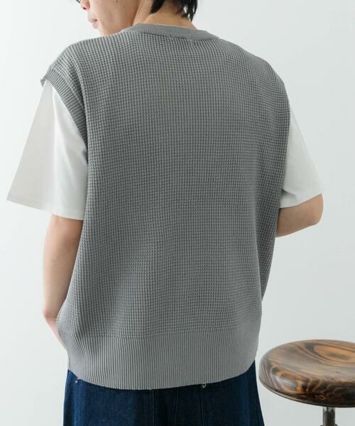 URBAN RESEARCH ITEMS / アーバンリサーチ アイテムズ Tシャツ | ワッフルニットベスト+Tシャツセット | 詳細11