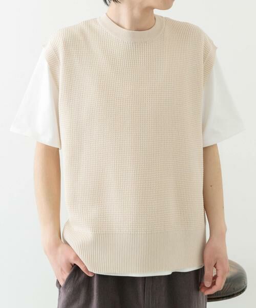 URBAN RESEARCH ITEMS / アーバンリサーチ アイテムズ Tシャツ | ワッフルニットベスト+Tシャツセット | 詳細15