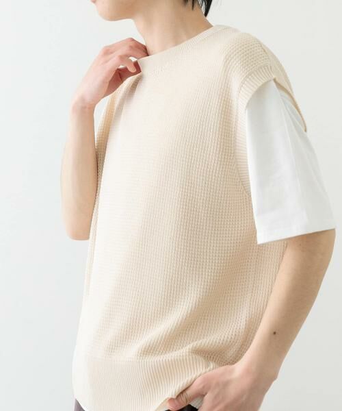 URBAN RESEARCH ITEMS / アーバンリサーチ アイテムズ Tシャツ | ワッフルニットベスト+Tシャツセット | 詳細16