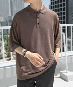 URBAN RESEARCH ITEMS / アーバンリサーチ アイテムズ ポロシャツ | レーヨンリネン半袖ニットポロ
