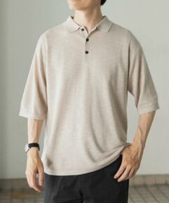 URBAN RESEARCH ITEMS / アーバンリサーチ アイテムズ ポロシャツ | レーヨンリネン半袖ニットポロ