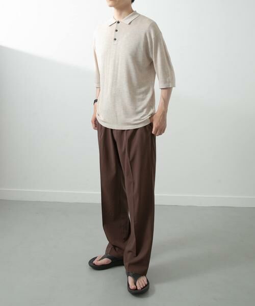 URBAN RESEARCH ITEMS / アーバンリサーチ アイテムズ ポロシャツ | レーヨンリネン半袖ニットポロ | 詳細19