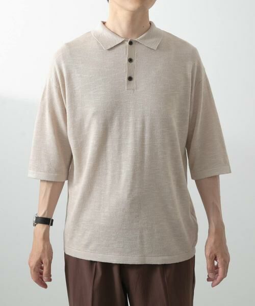 URBAN RESEARCH ITEMS / アーバンリサーチ アイテムズ ポロシャツ | レーヨンリネン半袖ニットポロ | 詳細20