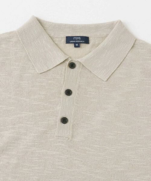 URBAN RESEARCH ITEMS / アーバンリサーチ アイテムズ ポロシャツ | レーヨンリネン半袖ニットポロ | 詳細24