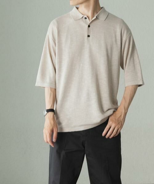 URBAN RESEARCH ITEMS / アーバンリサーチ アイテムズ ポロシャツ | レーヨンリネン半袖ニットポロ | 詳細10