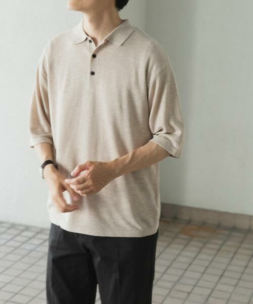 URBAN RESEARCH ITEMS / アーバンリサーチ アイテムズ ポロシャツ | レーヨンリネン半袖ニットポロ | 詳細11