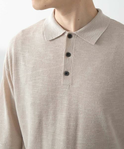 URBAN RESEARCH ITEMS / アーバンリサーチ アイテムズ ポロシャツ | レーヨンリネン半袖ニットポロ | 詳細14