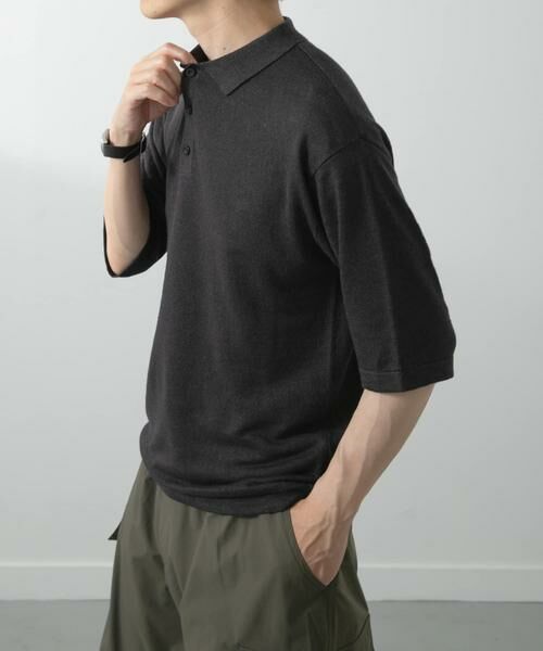 URBAN RESEARCH ITEMS / アーバンリサーチ アイテムズ ポロシャツ | レーヨンリネン半袖ニットポロ | 詳細26