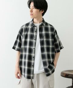 URBAN RESEARCH ITEMS / アーバンリサーチ アイテムズ シャツ・ブラウス | オンブレチェックショートスリーブシャツ