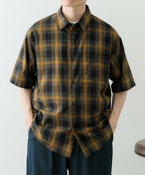 URBAN RESEARCH ITEMS / アーバンリサーチ アイテムズ シャツ・ブラウス | オンブレチェックショートスリーブシャツ | 詳細1