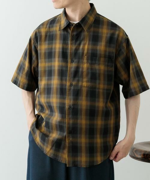 URBAN RESEARCH ITEMS / アーバンリサーチ アイテムズ シャツ・ブラウス | オンブレチェックショートスリーブシャツ | 詳細2