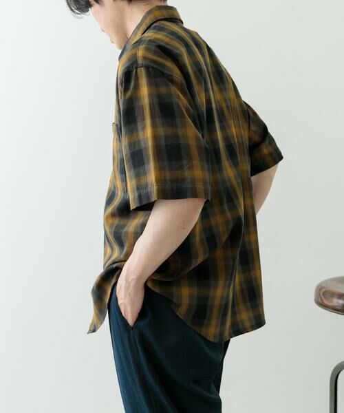 URBAN RESEARCH ITEMS / アーバンリサーチ アイテムズ シャツ・ブラウス | オンブレチェックショートスリーブシャツ | 詳細3