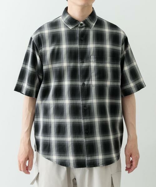 URBAN RESEARCH ITEMS / アーバンリサーチ アイテムズ シャツ・ブラウス | オンブレチェックショートスリーブシャツ | 詳細11