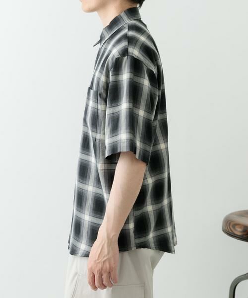 URBAN RESEARCH ITEMS / アーバンリサーチ アイテムズ シャツ・ブラウス | オンブレチェックショートスリーブシャツ | 詳細12