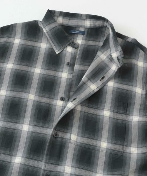 URBAN RESEARCH ITEMS / アーバンリサーチ アイテムズ シャツ・ブラウス | オンブレチェックショートスリーブシャツ | 詳細15