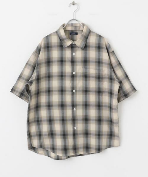 URBAN RESEARCH ITEMS / アーバンリサーチ アイテムズ シャツ・ブラウス | オンブレチェックショートスリーブシャツ | 詳細24