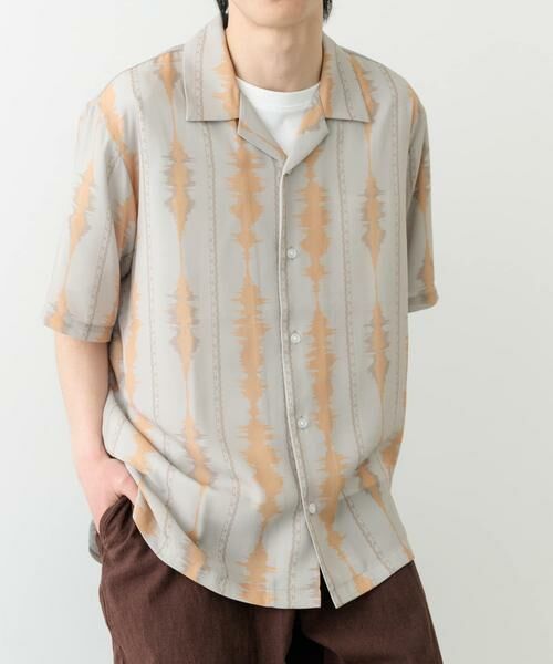 URBAN RESEARCH ITEMS / アーバンリサーチ アイテムズ シャツ・ブラウス | デジタルストライププリント半袖シャツ | 詳細3