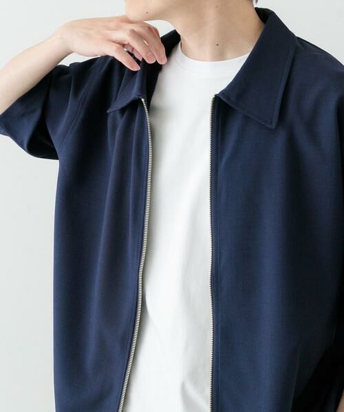 URBAN RESEARCH ITEMS / アーバンリサーチ アイテムズ シャツ・ブラウス | 2wayストレッチジップアップ半袖シャツ | 詳細1