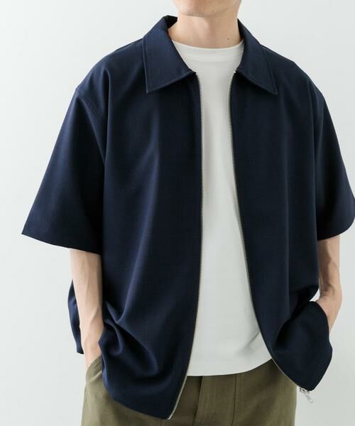 URBAN RESEARCH ITEMS / アーバンリサーチ アイテムズ シャツ・ブラウス | 2wayストレッチジップアップ半袖シャツ | 詳細2