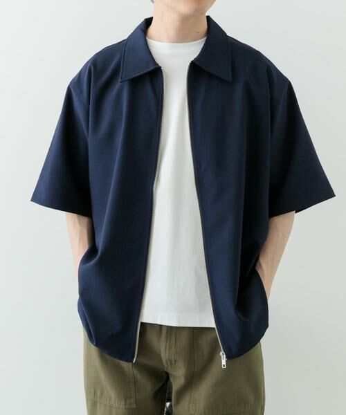 URBAN RESEARCH ITEMS / アーバンリサーチ アイテムズ シャツ・ブラウス | 2wayストレッチジップアップ半袖シャツ | 詳細3