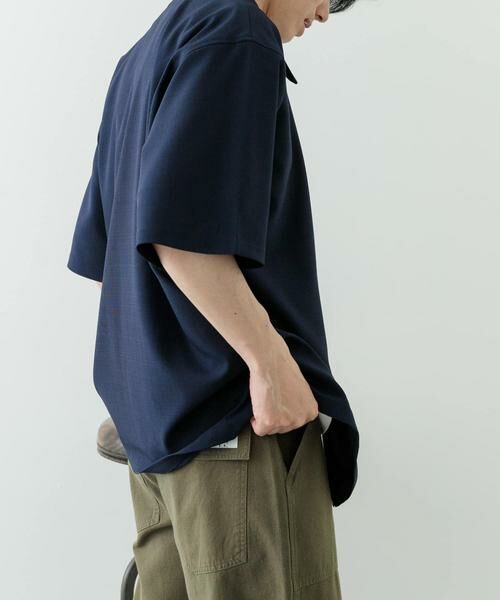 URBAN RESEARCH ITEMS / アーバンリサーチ アイテムズ シャツ・ブラウス | 2wayストレッチジップアップ半袖シャツ | 詳細4