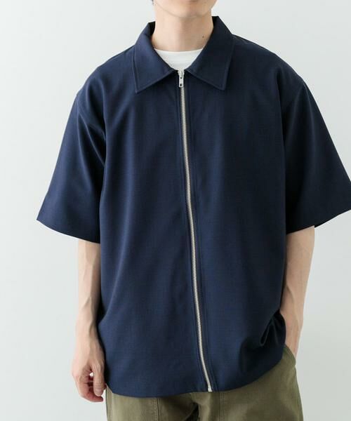 URBAN RESEARCH ITEMS / アーバンリサーチ アイテムズ シャツ・ブラウス | 2wayストレッチジップアップ半袖シャツ | 詳細6