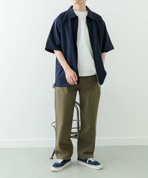 URBAN RESEARCH ITEMS / アーバンリサーチ アイテムズ シャツ・ブラウス | 2wayストレッチジップアップ半袖シャツ | 詳細7