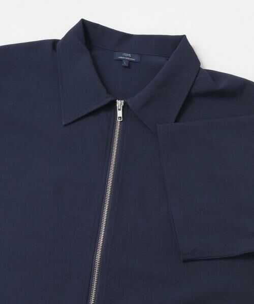 URBAN RESEARCH ITEMS / アーバンリサーチ アイテムズ シャツ・ブラウス | 2wayストレッチジップアップ半袖シャツ | 詳細9