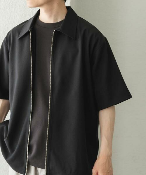 URBAN RESEARCH ITEMS / アーバンリサーチ アイテムズ シャツ・ブラウス | 2wayストレッチジップアップ半袖シャツ | 詳細10