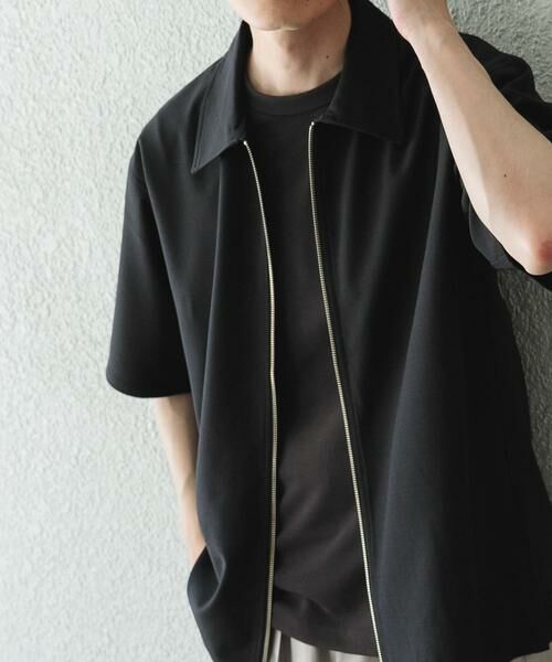 URBAN RESEARCH ITEMS / アーバンリサーチ アイテムズ シャツ・ブラウス | 2wayストレッチジップアップ半袖シャツ | 詳細11