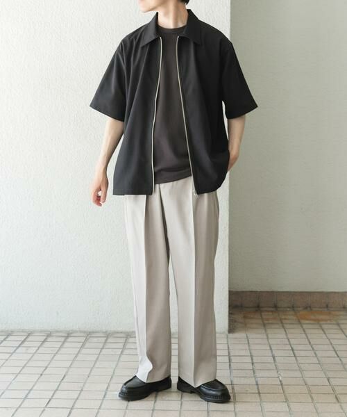 URBAN RESEARCH ITEMS / アーバンリサーチ アイテムズ シャツ・ブラウス | 2wayストレッチジップアップ半袖シャツ | 詳細15