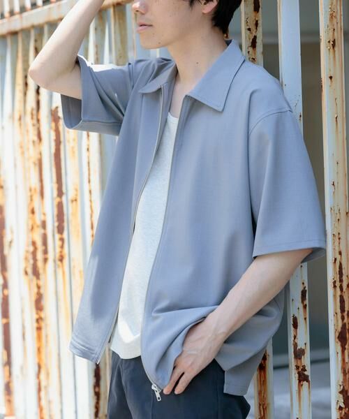 URBAN RESEARCH ITEMS / アーバンリサーチ アイテムズ シャツ・ブラウス | 2wayストレッチジップアップ半袖シャツ | 詳細22