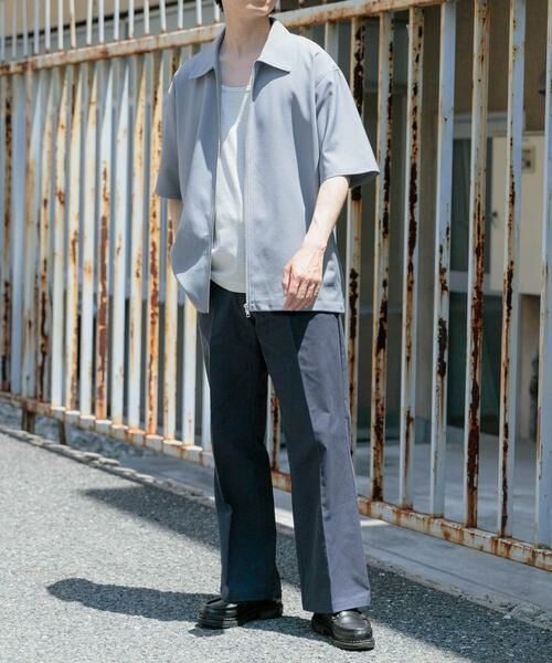 URBAN RESEARCH ITEMS / アーバンリサーチ アイテムズ シャツ・ブラウス | 2wayストレッチジップアップ半袖シャツ | 詳細24