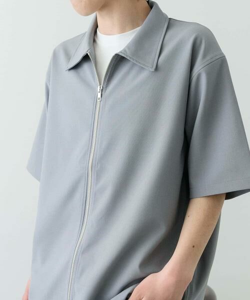 URBAN RESEARCH ITEMS / アーバンリサーチ アイテムズ シャツ・ブラウス | 2wayストレッチジップアップ半袖シャツ | 詳細25