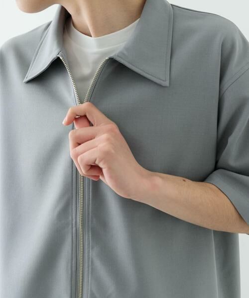 URBAN RESEARCH ITEMS / アーバンリサーチ アイテムズ シャツ・ブラウス | 2wayストレッチジップアップ半袖シャツ | 詳細26