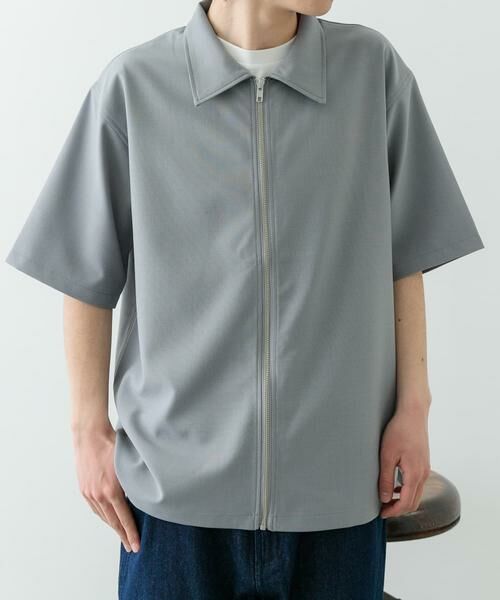 URBAN RESEARCH ITEMS / アーバンリサーチ アイテムズ シャツ・ブラウス | 2wayストレッチジップアップ半袖シャツ | 詳細27