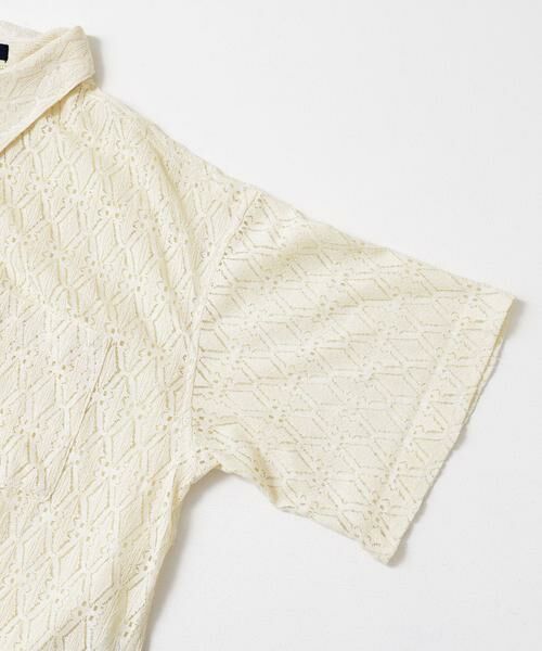URBAN RESEARCH ITEMS / アーバンリサーチ アイテムズ シャツ・ブラウス | レギュラーカラーレース半袖シャツ | 詳細15