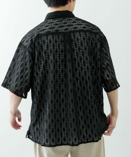 URBAN RESEARCH ITEMS / アーバンリサーチ アイテムズ シャツ・ブラウス | レギュラーカラーレース半袖シャツ | 詳細19
