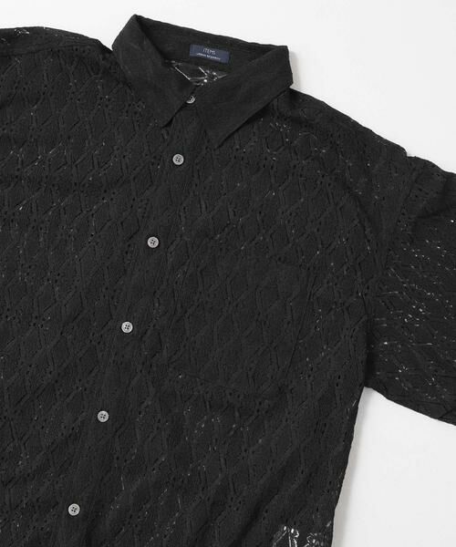 URBAN RESEARCH ITEMS / アーバンリサーチ アイテムズ シャツ・ブラウス | レギュラーカラーレース半袖シャツ | 詳細22