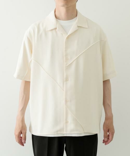 URBAN RESEARCH ITEMS / アーバンリサーチ アイテムズ シャツ・ブラウス | パネルピンタックオープンカラー半袖シャツ | 詳細11