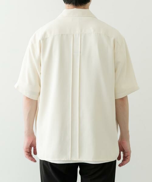 URBAN RESEARCH ITEMS / アーバンリサーチ アイテムズ シャツ・ブラウス | パネルピンタックオープンカラー半袖シャツ | 詳細13