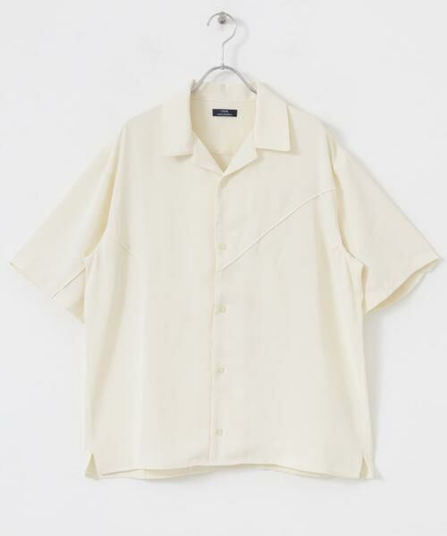 URBAN RESEARCH ITEMS / アーバンリサーチ アイテムズ シャツ・ブラウス | パネルピンタックオープンカラー半袖シャツ | 詳細14